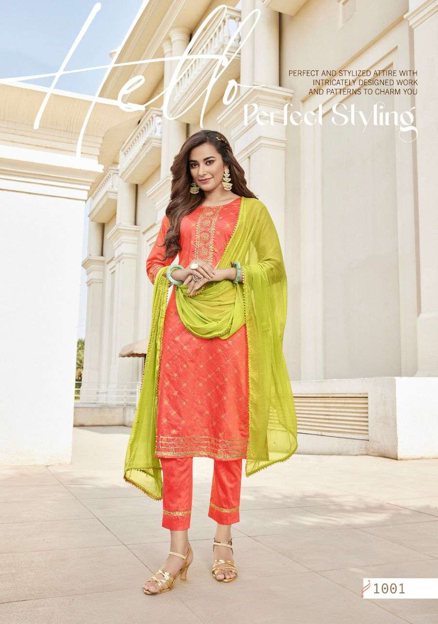 Kajal Style Maan Vol 1 Catalog Exclusive Wear Kurti Bottom With Dupatta