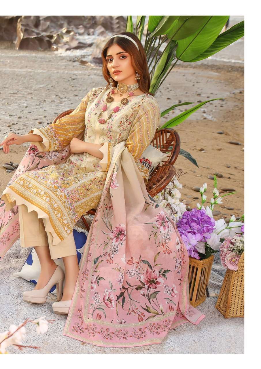 KEVAL FABCatalogue  KAIRA-vol-10 EXCLUSIVE LAWN COLLECTIO 100% PURE LAWN COLLECTION