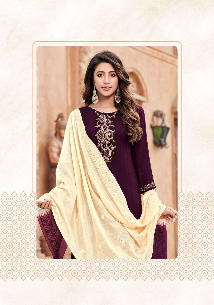 Ladies Flavour Catalog Saanvi vol 5 Kurti Dupatta pent
