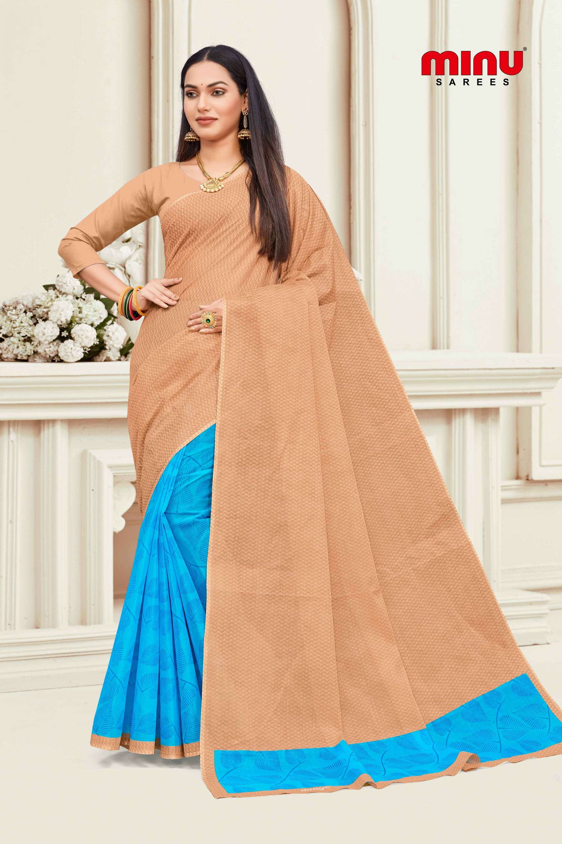 Minu ANOKHI New Cotton Printed Saree-10P Catalog