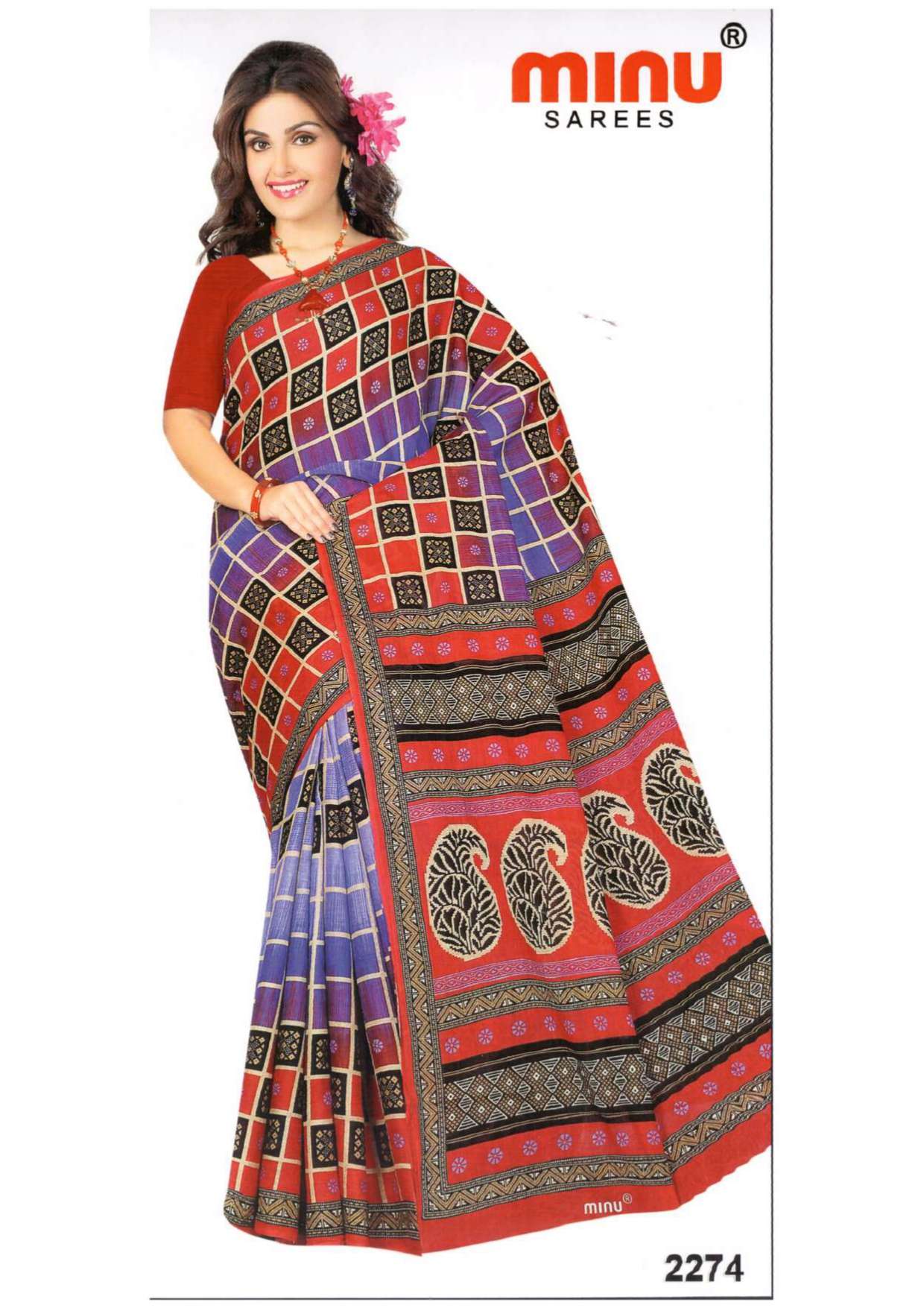 Minu BENGAL BEAUTY Cotton Saree-10P Catalog