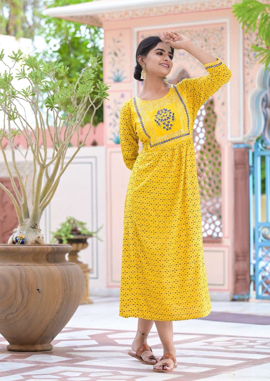 Minu COTTON CANDY Cotton Anarkali-4P Catalog