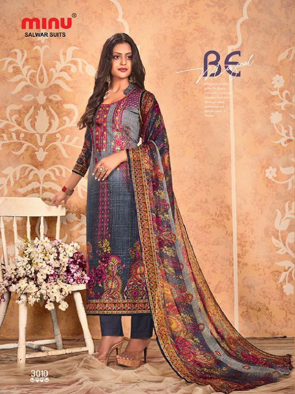 Minu FALGUNI Cotton Printed Dress Material-10P Catalog
