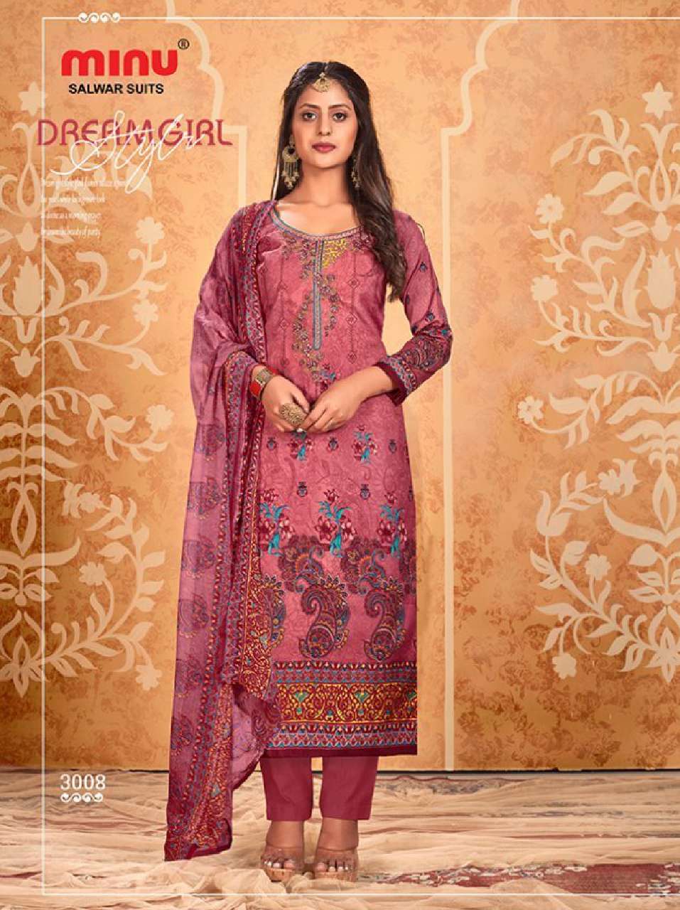 Minu FALGUNI Cotton Printed Dress Material-10P Catalog