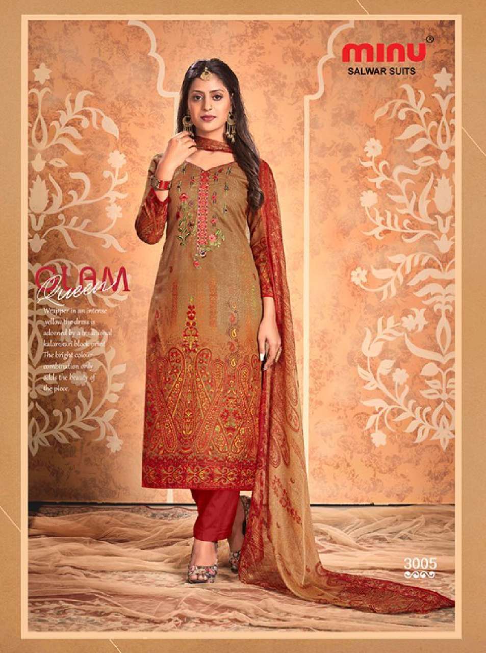 Minu FALGUNI Cotton Printed Dress Material-10P Catalog