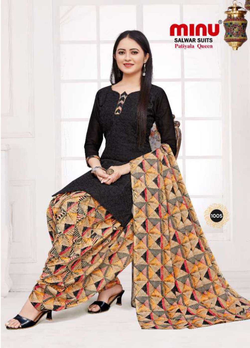 Minu PATIALA QUEEN Cotton Printed Dress Material-8P Catalog
