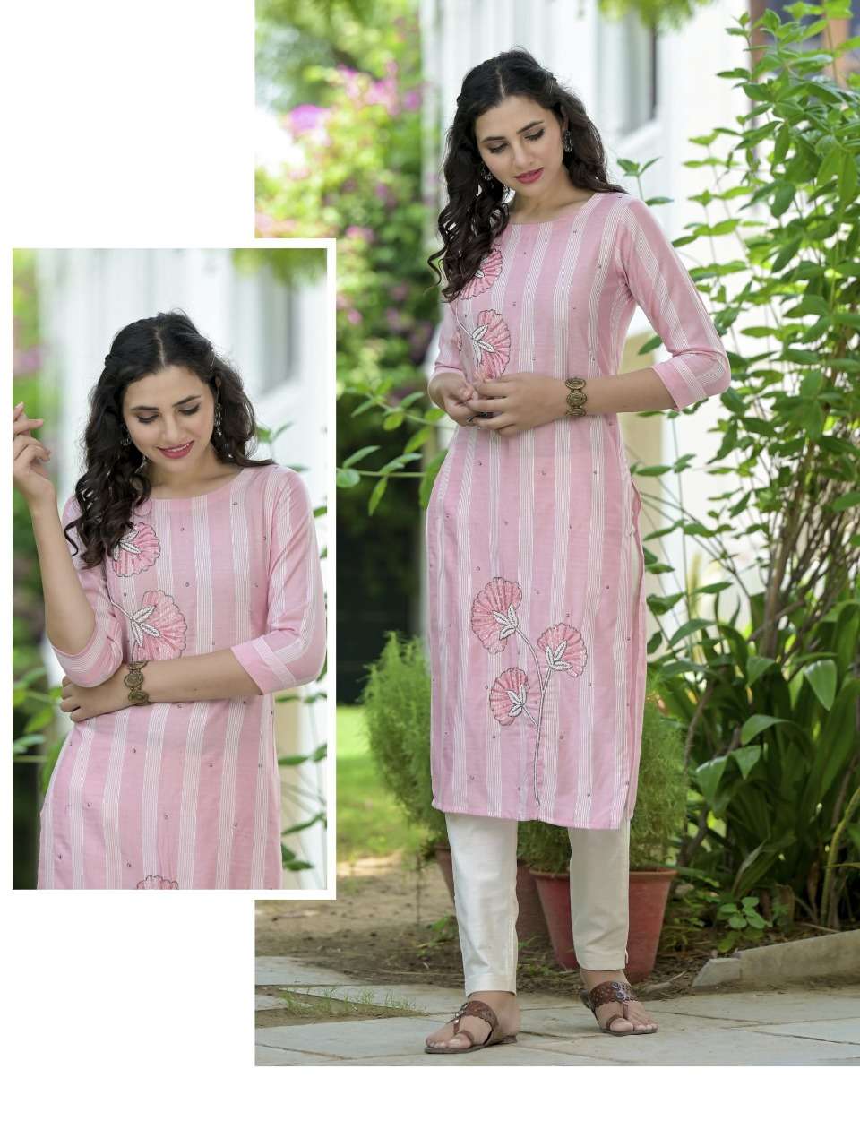Minu PRISHA Rayon Embroidered Long Kurtis-4P catalog