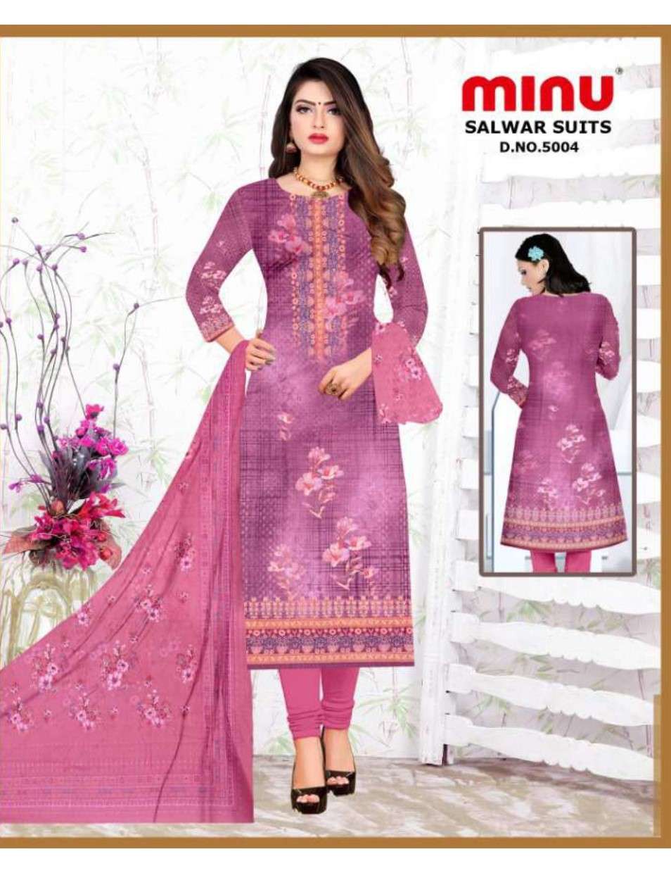 Minu SONIA Cotton Embroidered Dress Material-6P Catalog