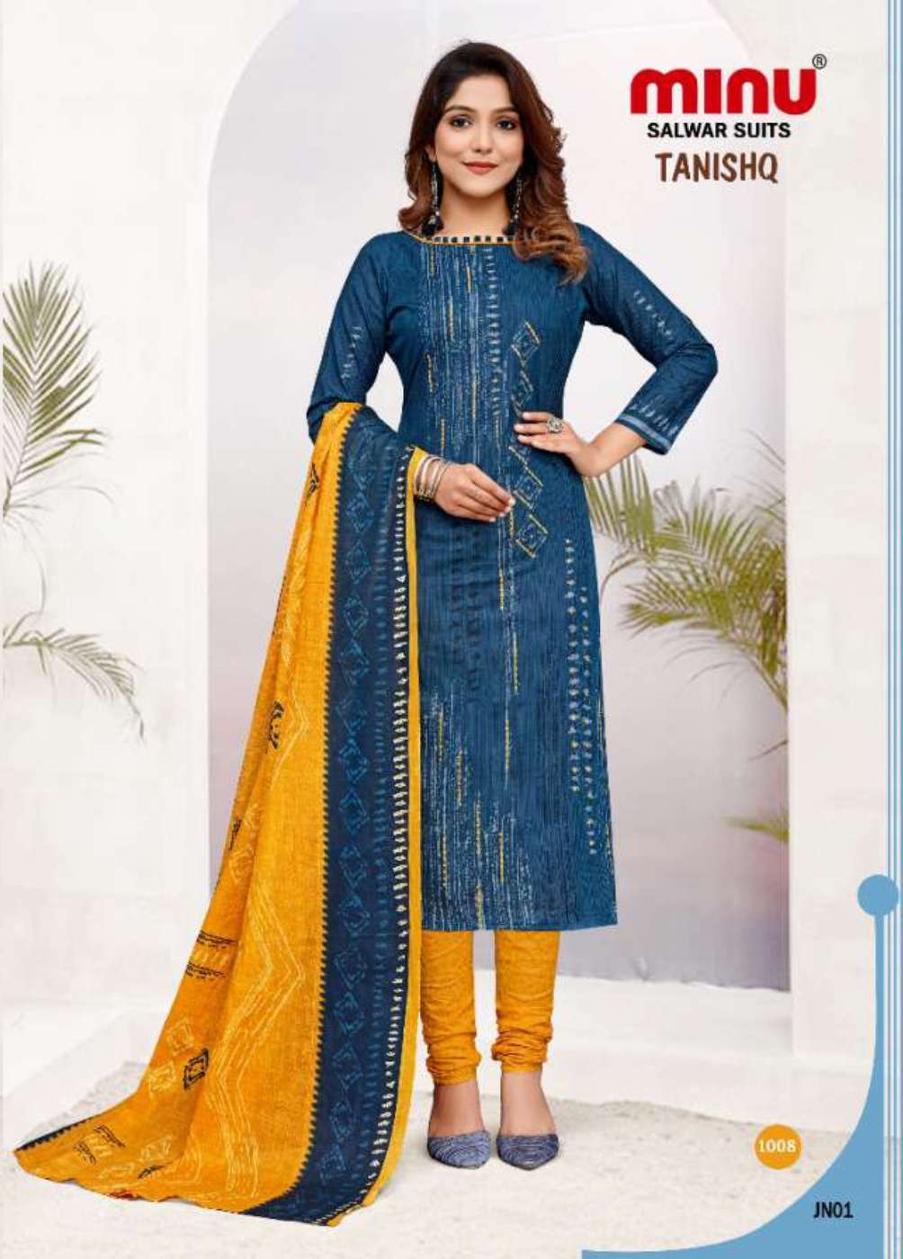 Minu TANISHQ Cotton Printed Dress Material-10P Catalog