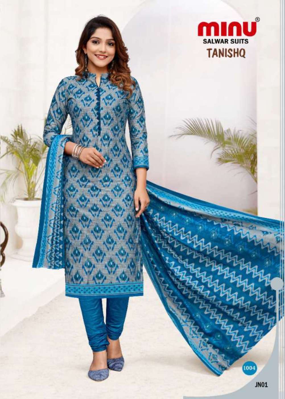 Minu TANISHQ Cotton Printed Dress Material-10P Catalog