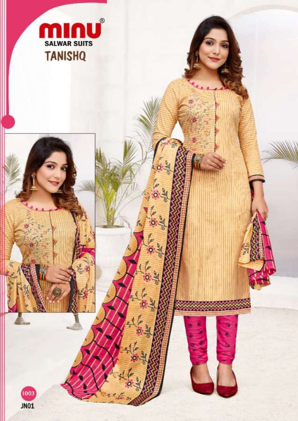 Minu TANISHQ Cotton Printed Dress Material-10P Catalog