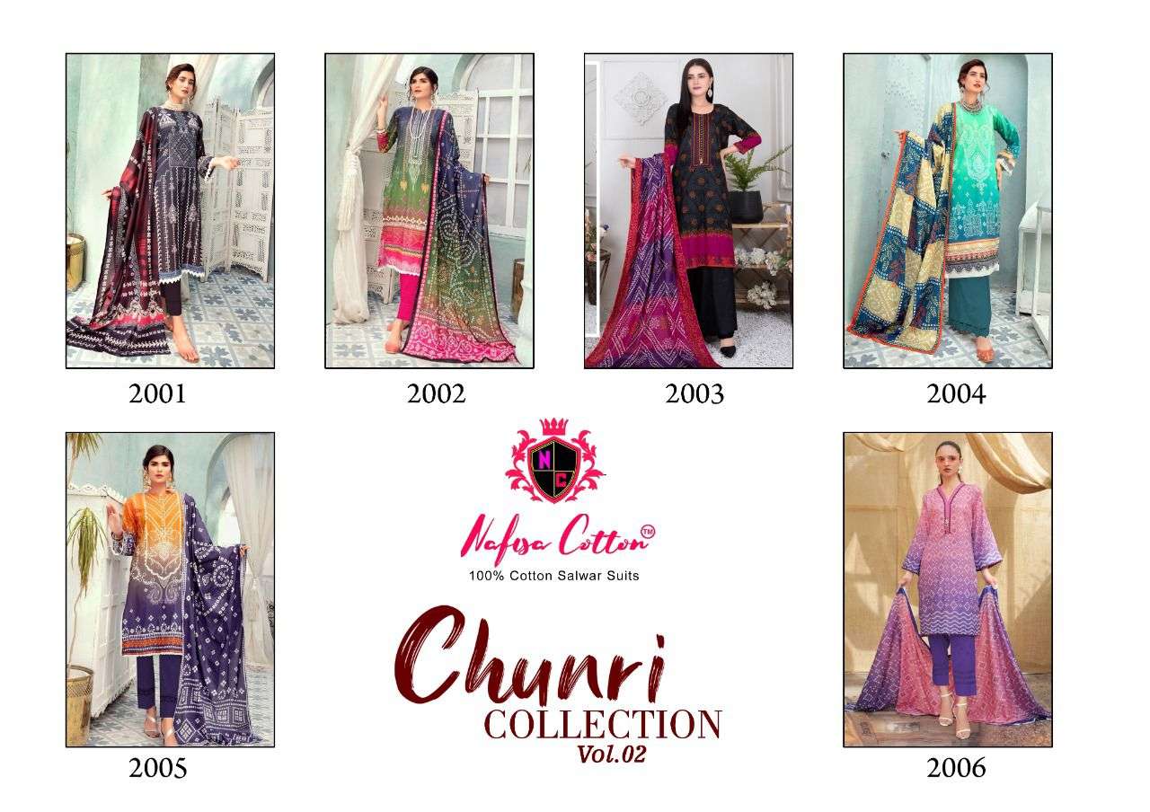 NAFISHA COTTEN PRESENT CHUNARI COLLECTION VOL 02 