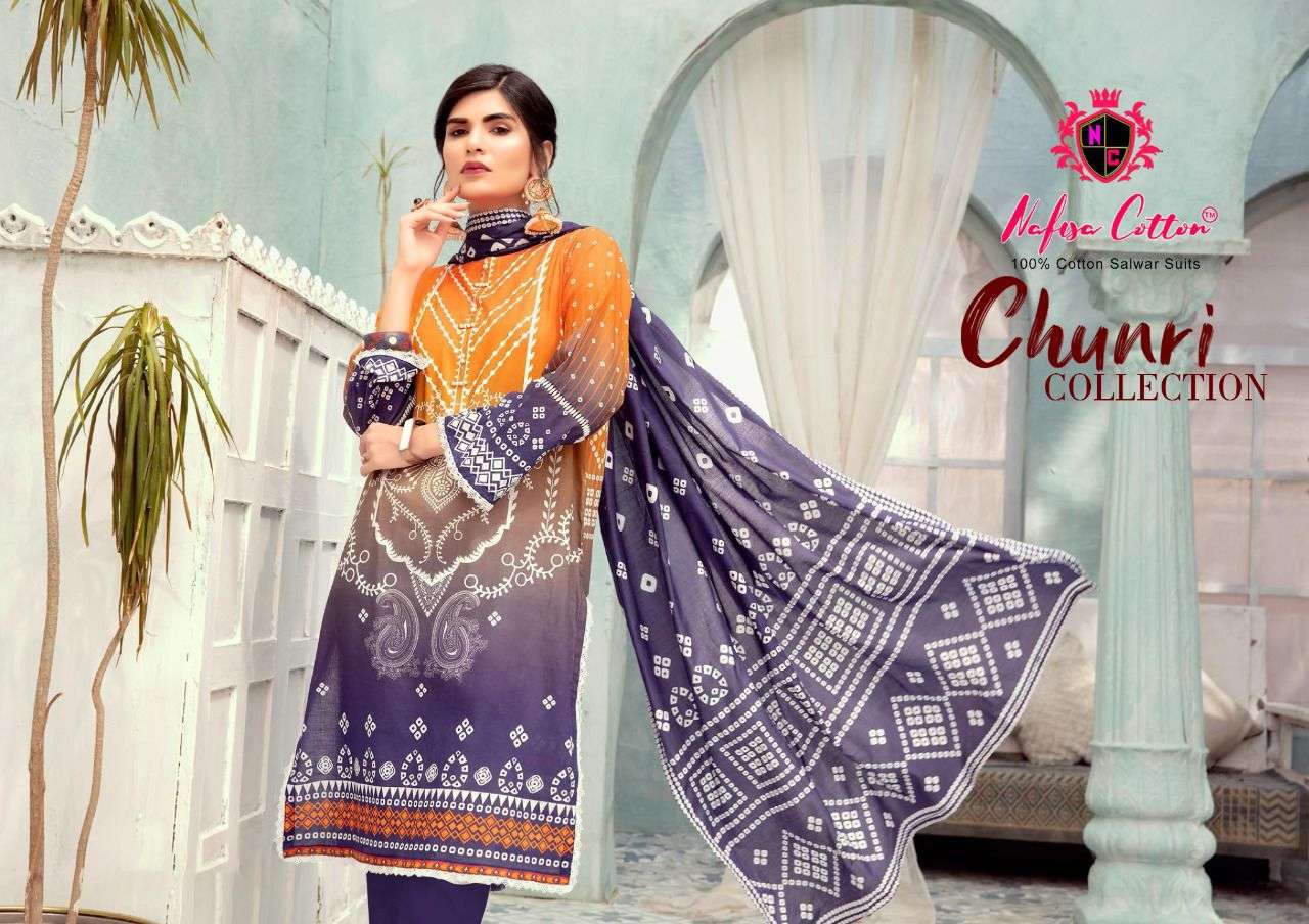 NAFISHA COTTEN PRESENT CHUNARI COLLECTION VOL 02 