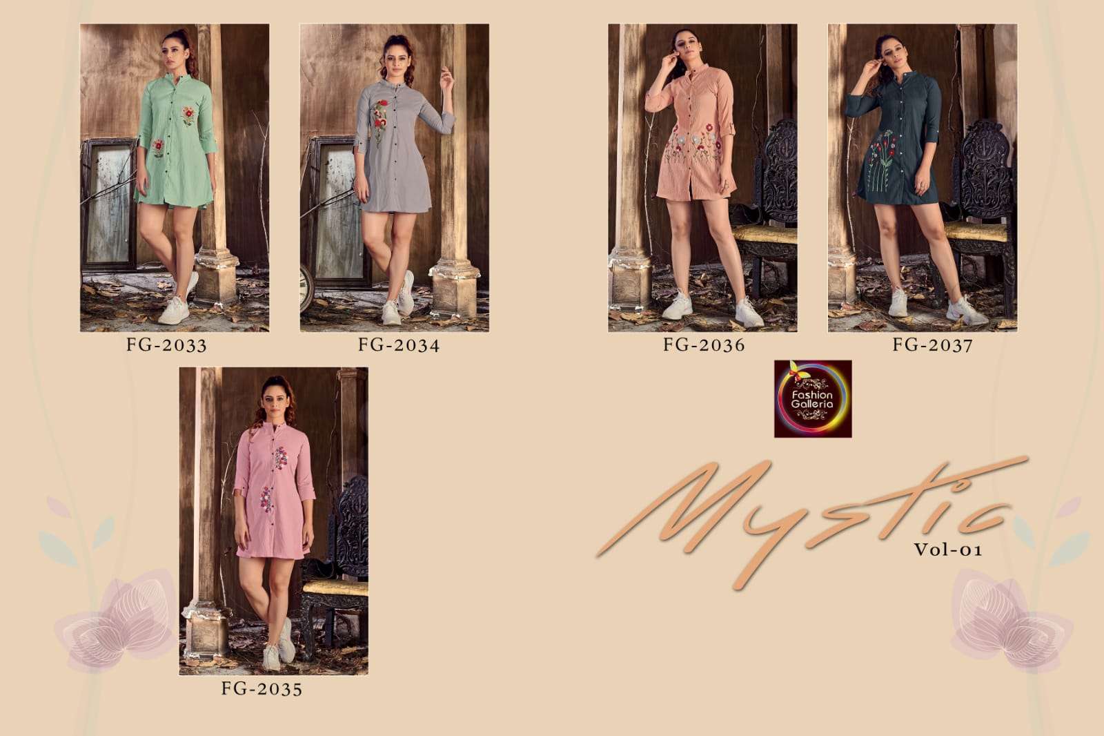New Western Tunics Shirts  Catalog  MYSTIC Vol-01 