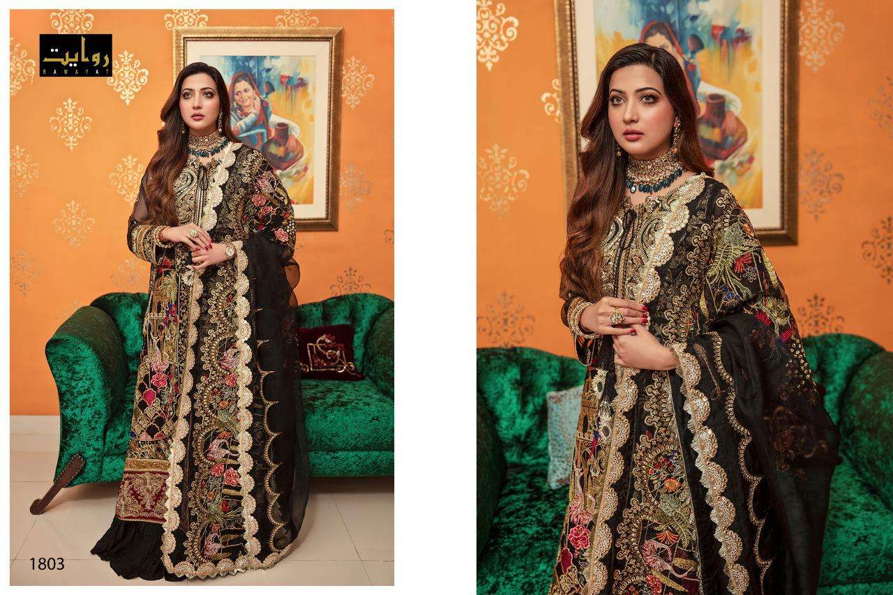 Rawayat Gisele Vol 1 Catalog Bridal Wear Georgette Pakistani Salwar Suits