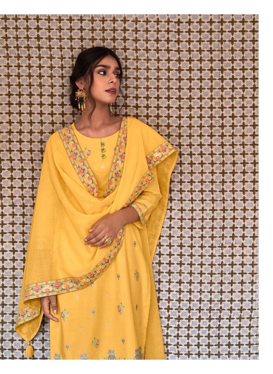 RESHAM BY FOUR BUTTONS COTTON READY MADE FANCY SALWAR KAMEEZ