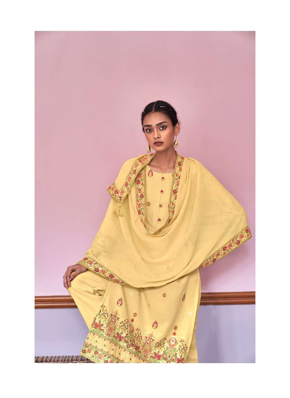 RESHAM BY FOUR BUTTONS COTTON READY MADE FANCY SALWAR KAMEEZ