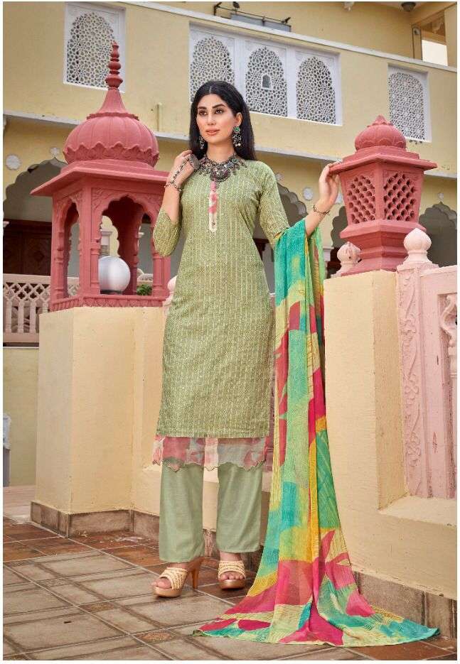 RUPALI FASHION TRENDZ PRESENTS OREO JAM SATIN DIGITAL PRINT SALWAR KAMEEZ 