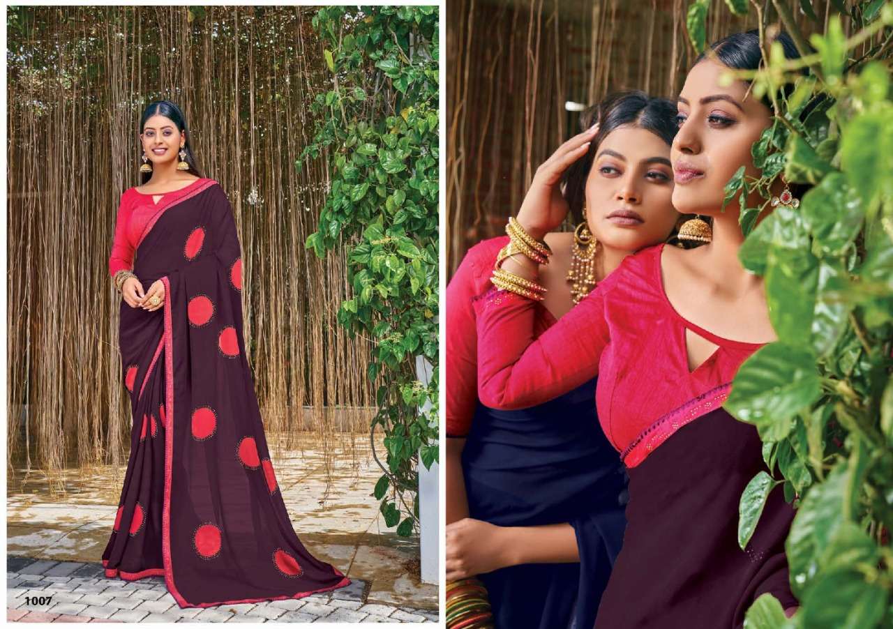 Saroj Nagme Catalog Casual Wear Georgette Sarees