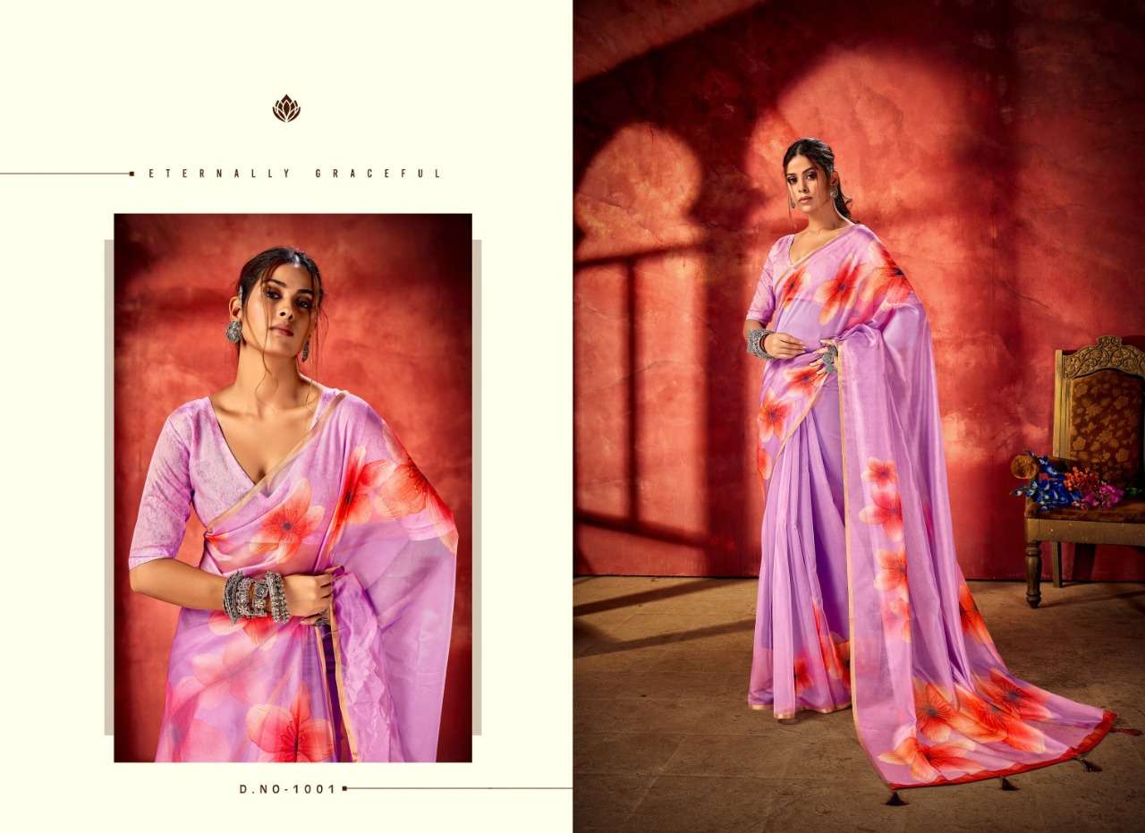 saroj Sarees presents New Digital Printed Sarees catalogue Raaina
