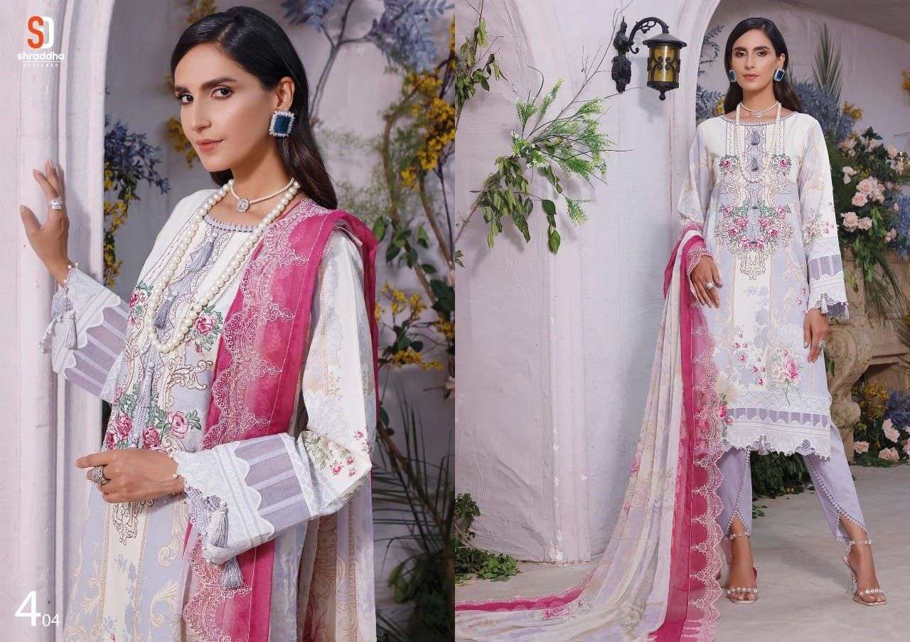 Shraddha Firdous Vol 4 Catalog Lawn Cotton Pakistani Salwar Suits