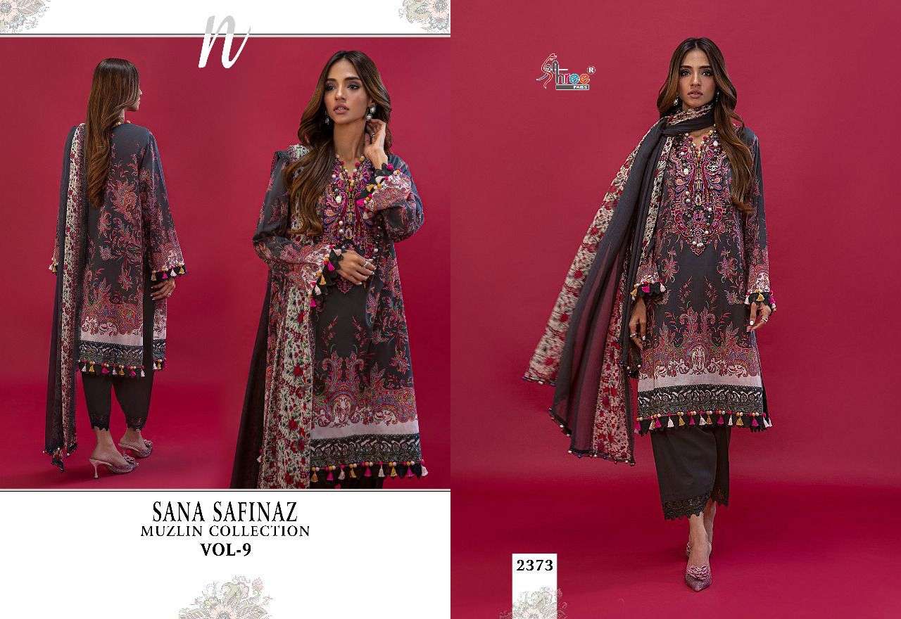 Shree Sana Safinaz Muzlin Collection Vol 9 Catalog Cotton Pakistani Salwar Suits