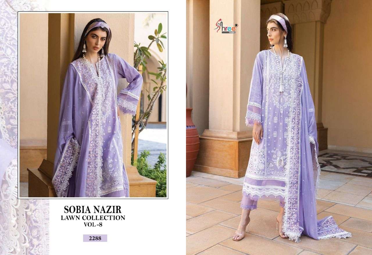 Shree Sobia Nazir Lawn Collection Vol 8 Catalog Pakistani Salwar Suits