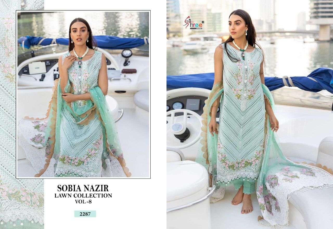 Shree Sobia Nazir Lawn Collection Vol 8 Catalog Pakistani Salwar Suits