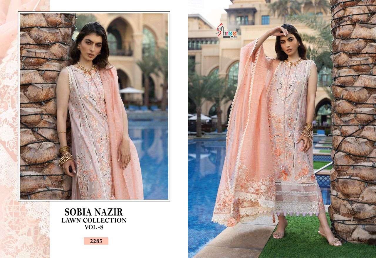 Shree Sobia Nazir Lawn Collection Vol 8 Catalog Pakistani Salwar Suits