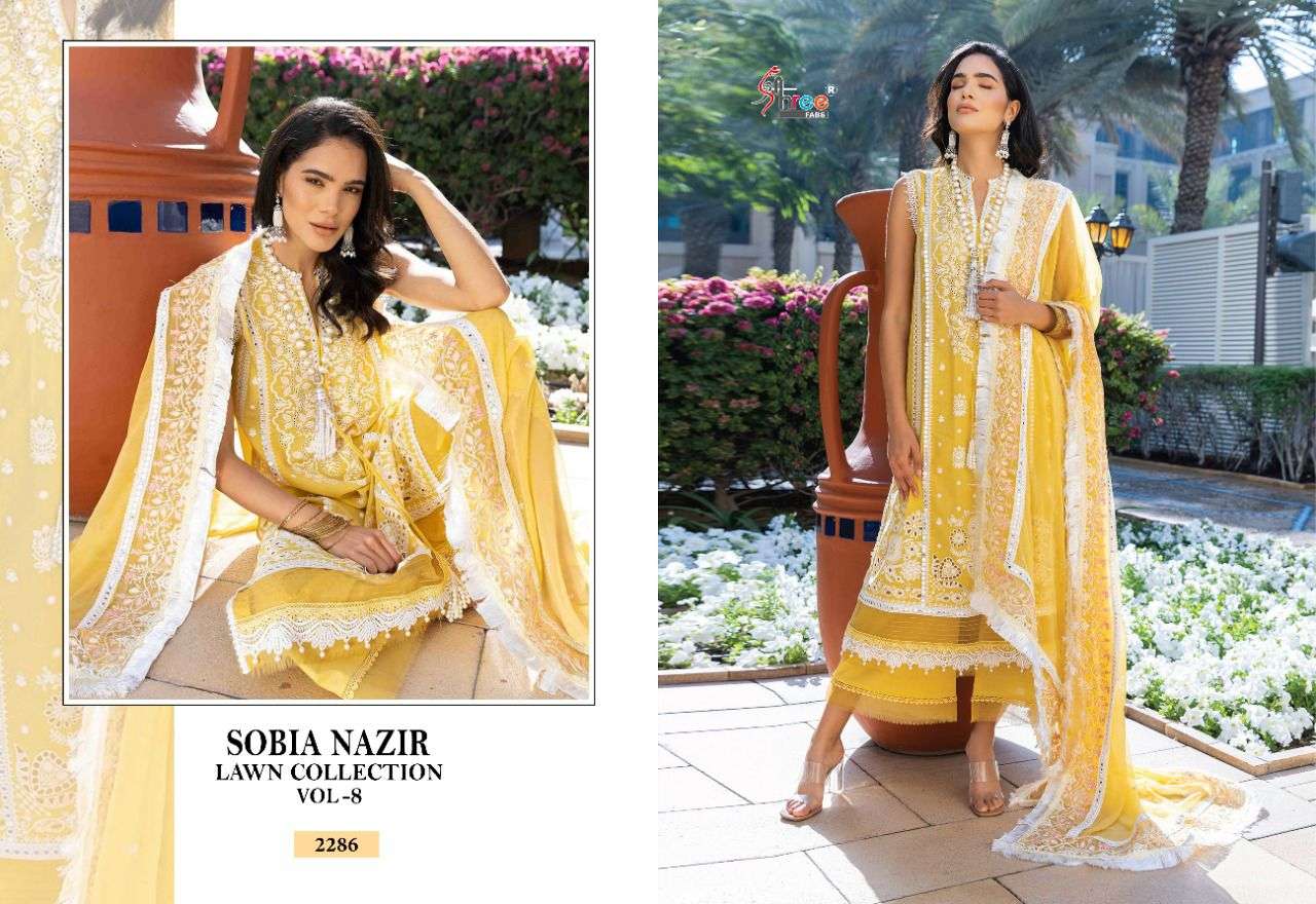 Shree Sobia Nazir Lawn Collection Vol 8 Catalog Pakistani Salwar Suits