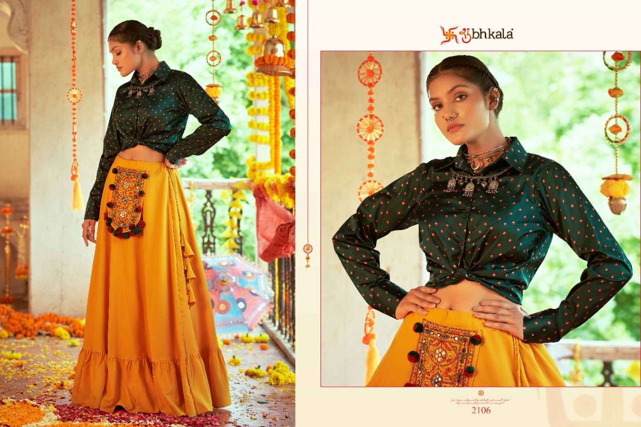 Shubhkala Raas Vol 3 Catalog Exclusive Croptop Lehenga Cholies