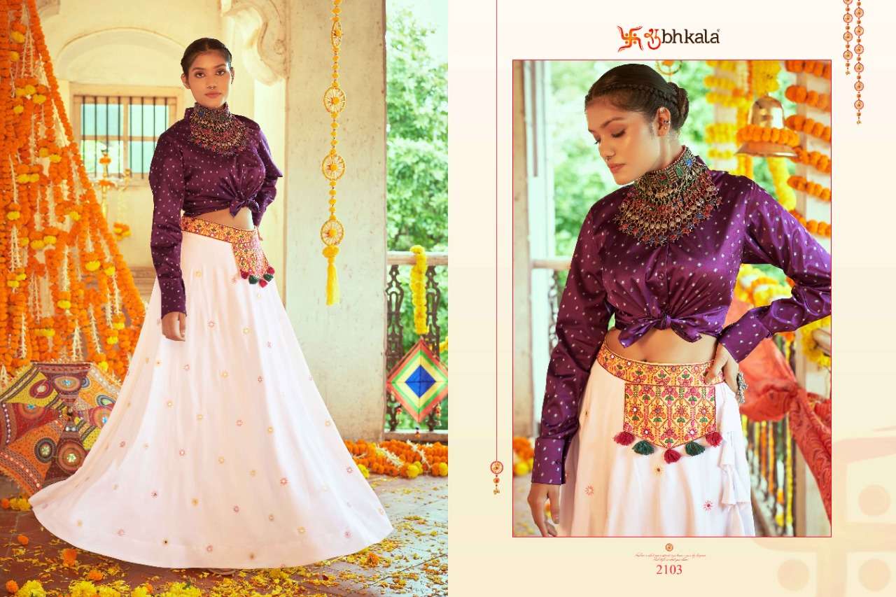 Shubhkala Raas Vol 3 Catalog Exclusive Croptop Lehenga Cholies