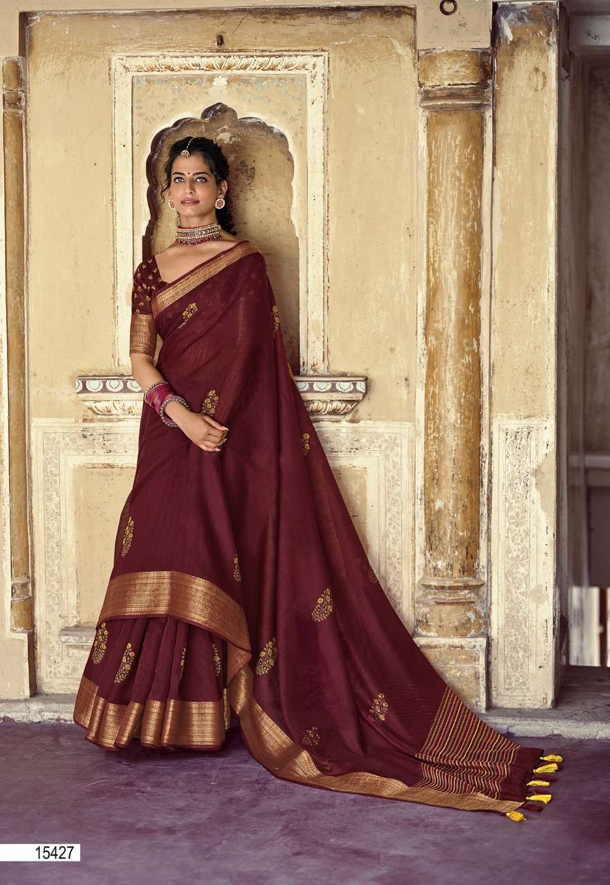 SWARG BY TRIVENI COTTON PRINTED SAREE COLLECTION