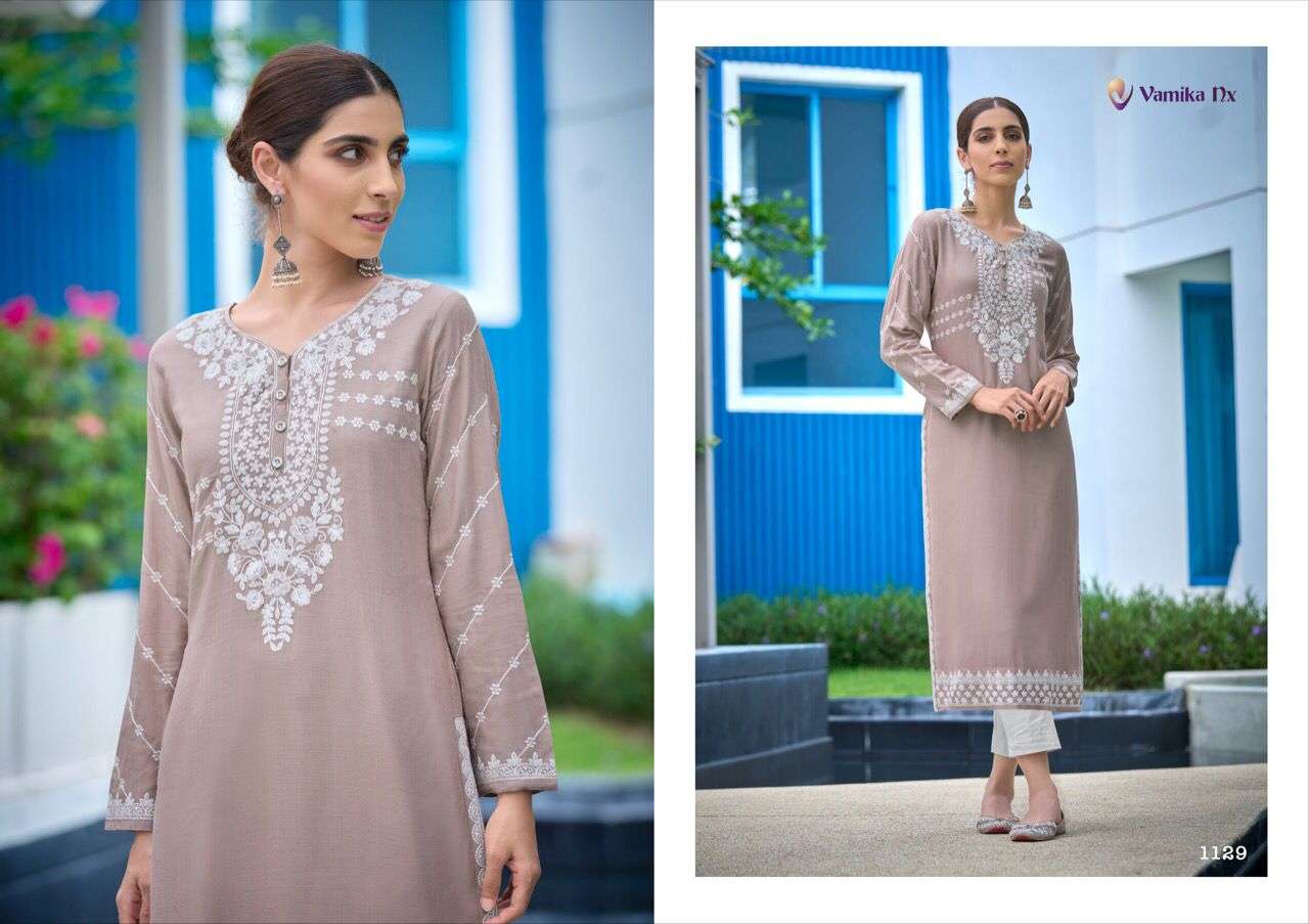 Vamika Nx Rooh Vol 5 Catalog Fancy Wear Kurti With Pant