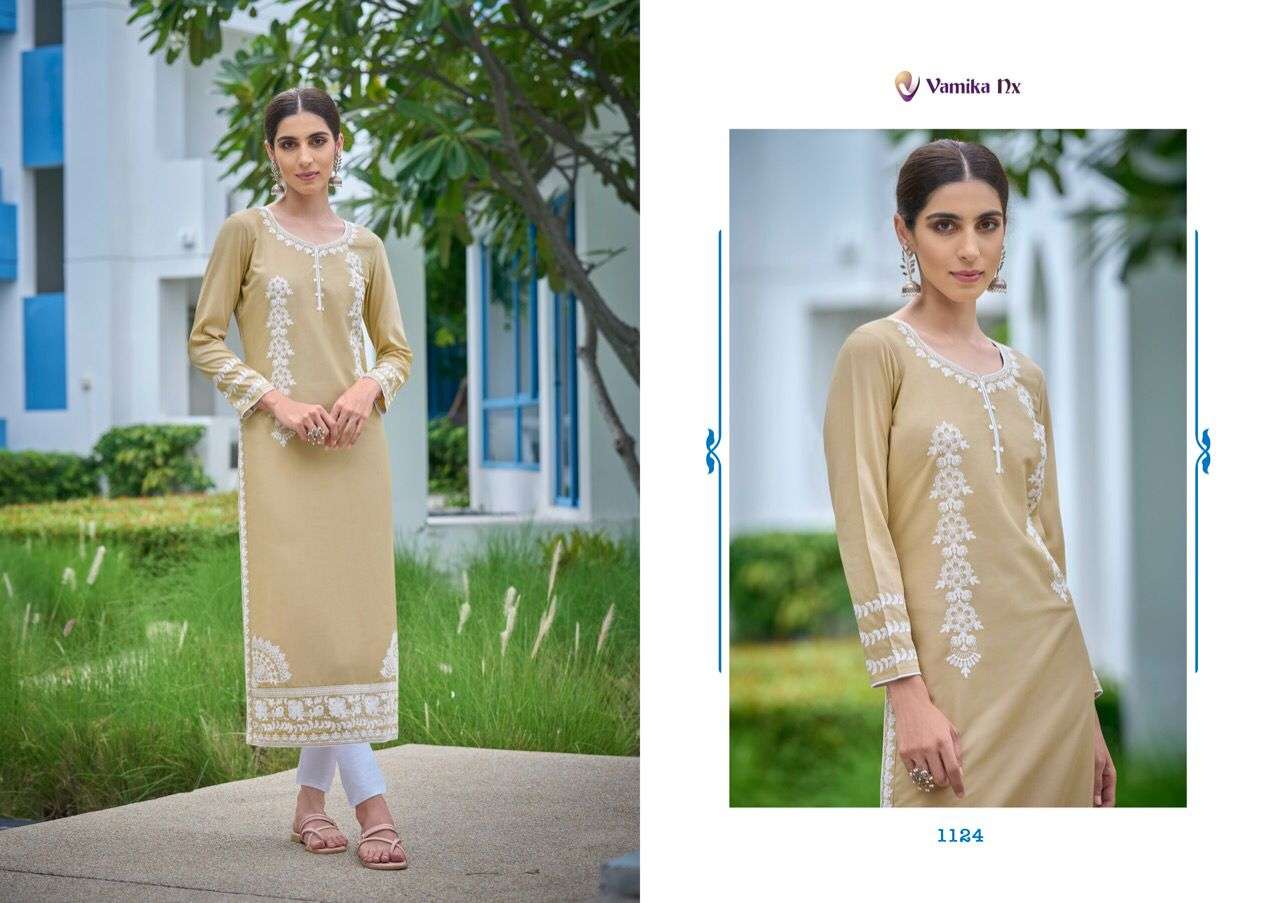 Vamika Nx Rooh Vol 5 Catalog Fancy Wear Kurti With Pant