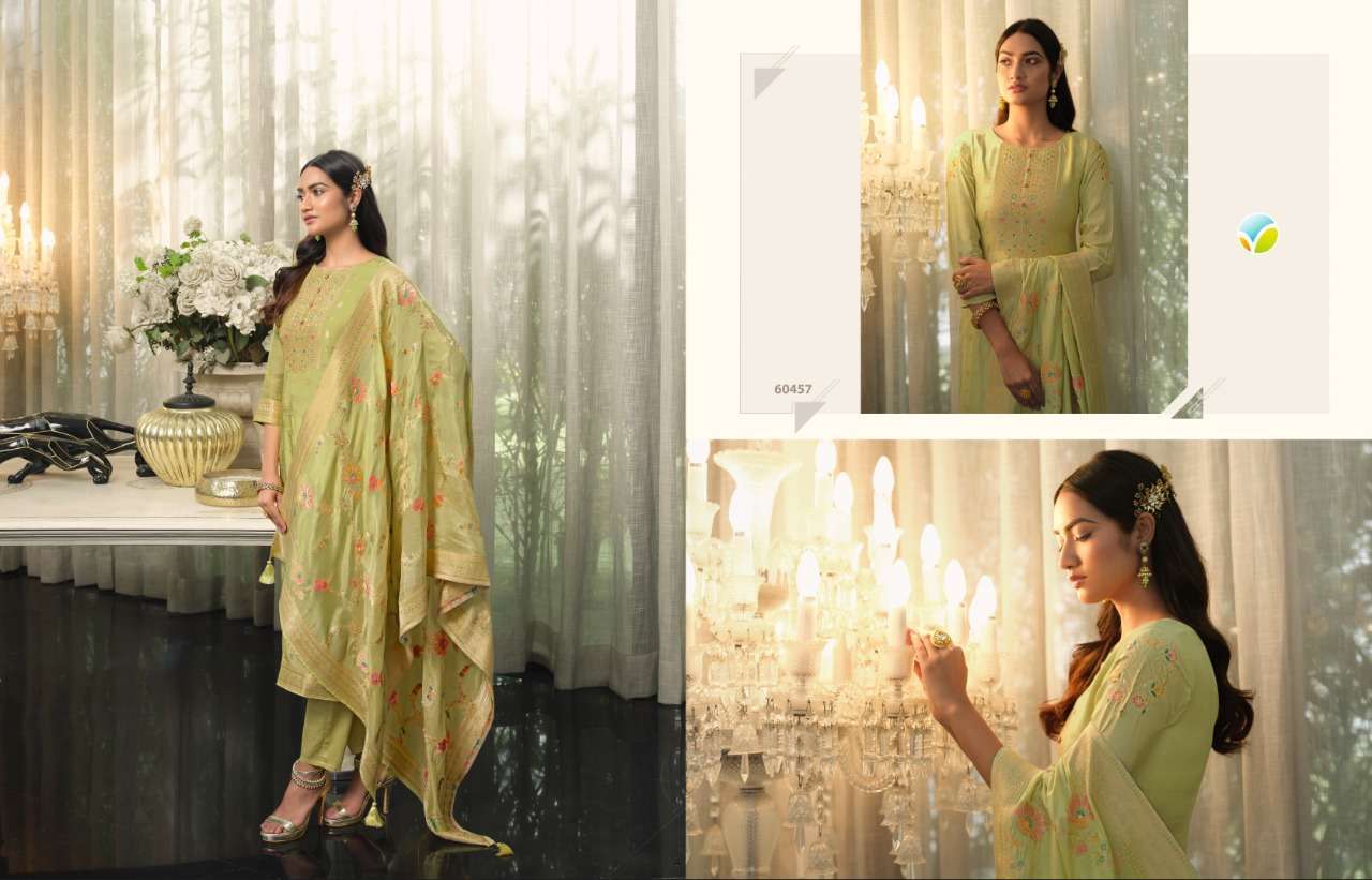  VINAY KERVIN INSPIRE MUSLIN JACQUARD EXCLUSIVE FANCY SALWAR KAMEEZ