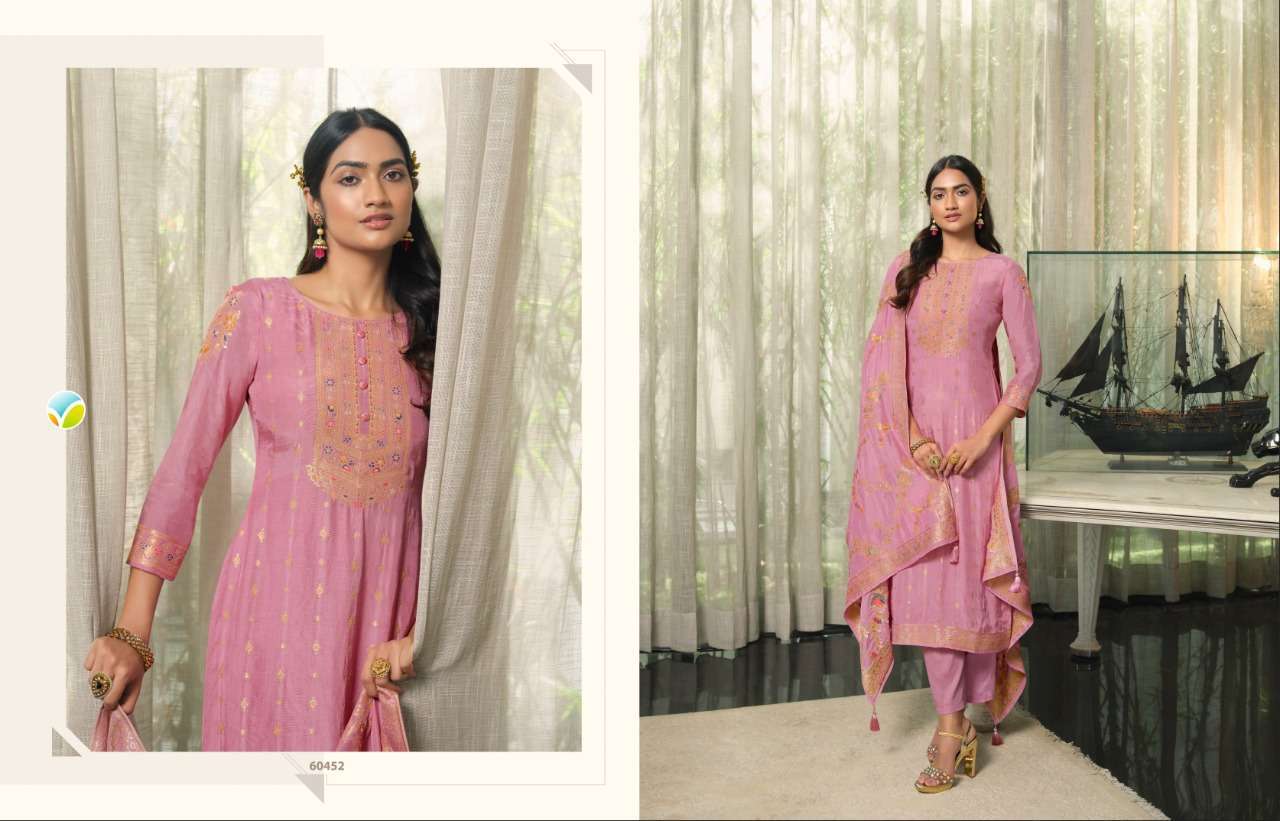  VINAY KERVIN INSPIRE MUSLIN JACQUARD EXCLUSIVE FANCY SALWAR KAMEEZ