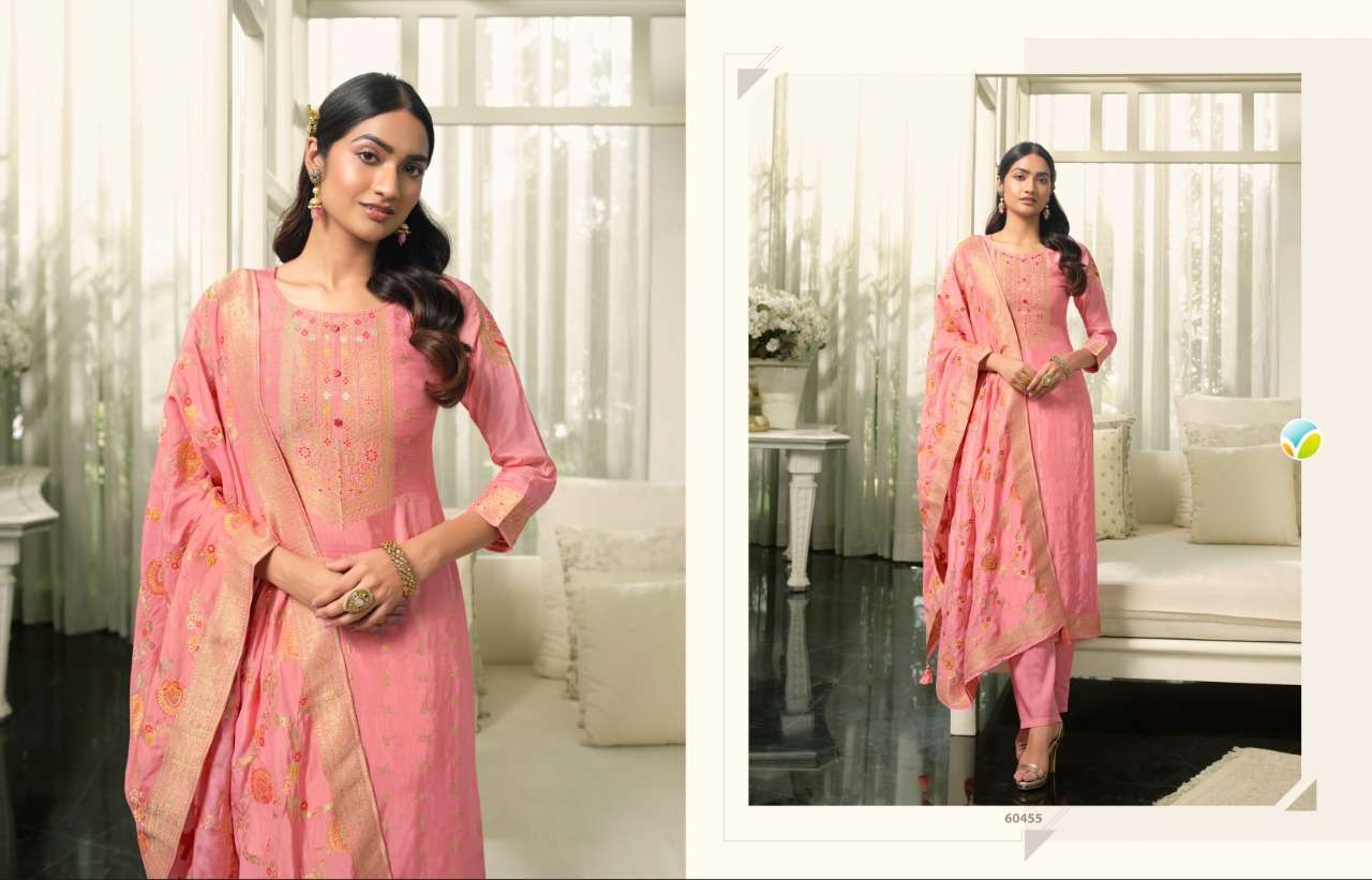  VINAY KERVIN INSPIRE MUSLIN JACQUARD EXCLUSIVE FANCY SALWAR KAMEEZ