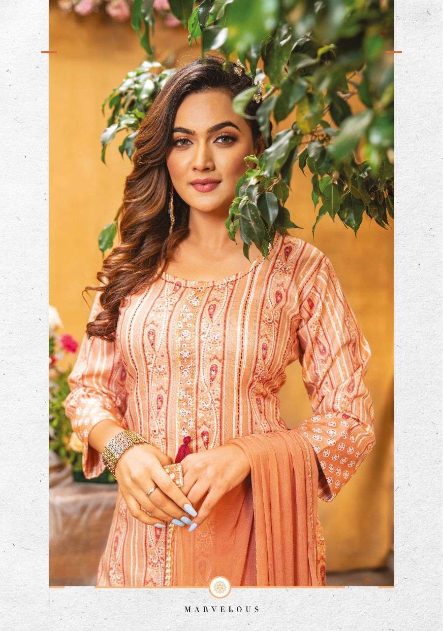 Wanna®️ Product  Launch New Fancy  Rayon Hand Work Kurti With Pant Catalogue Blooming Beauty