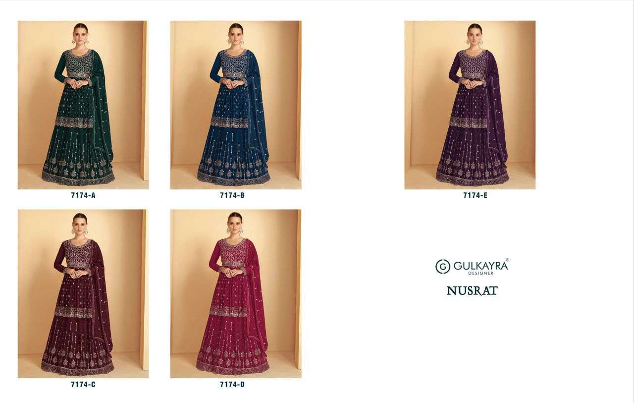 Aashirwad Gulkand Nusrat Catalog Designer Salwar Suits Wholesale