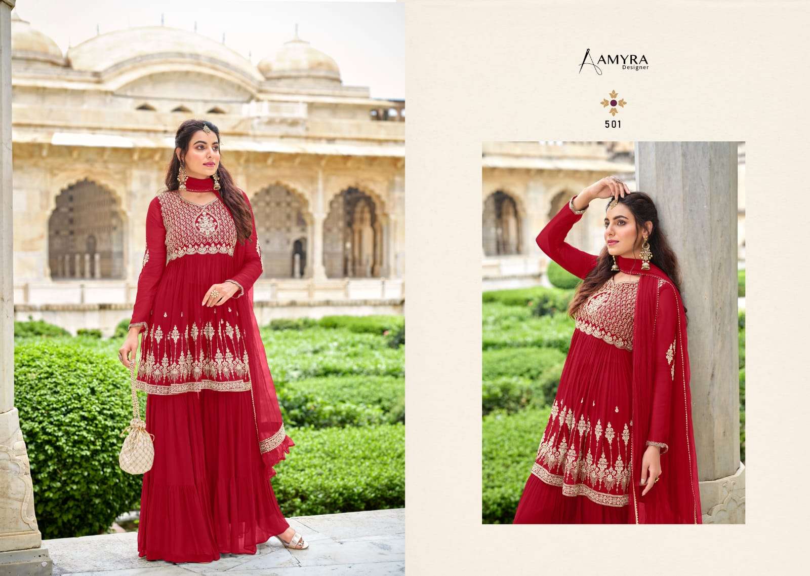 Amyra Florence 501 Catalog Karwa Chauth Special Designer Top