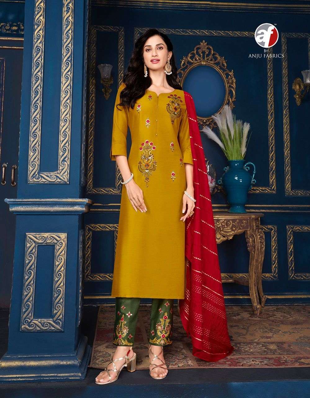 Silk Kurti With Embroidery Work with pant party wear latest collection 2022  at Rs 1395 | Jaipur | ID: 25152766462