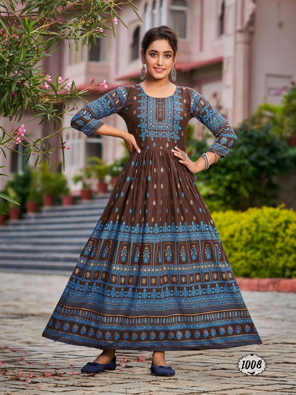 Banwery Flora Catalog Party Wear Flair Gown Wholesale