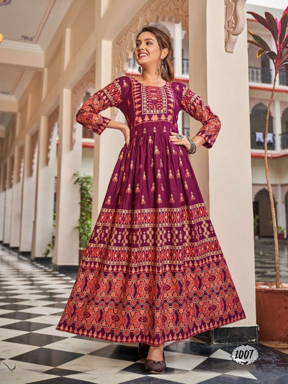 Banwery Flora Catalog Party Wear Flair Gown Wholesale