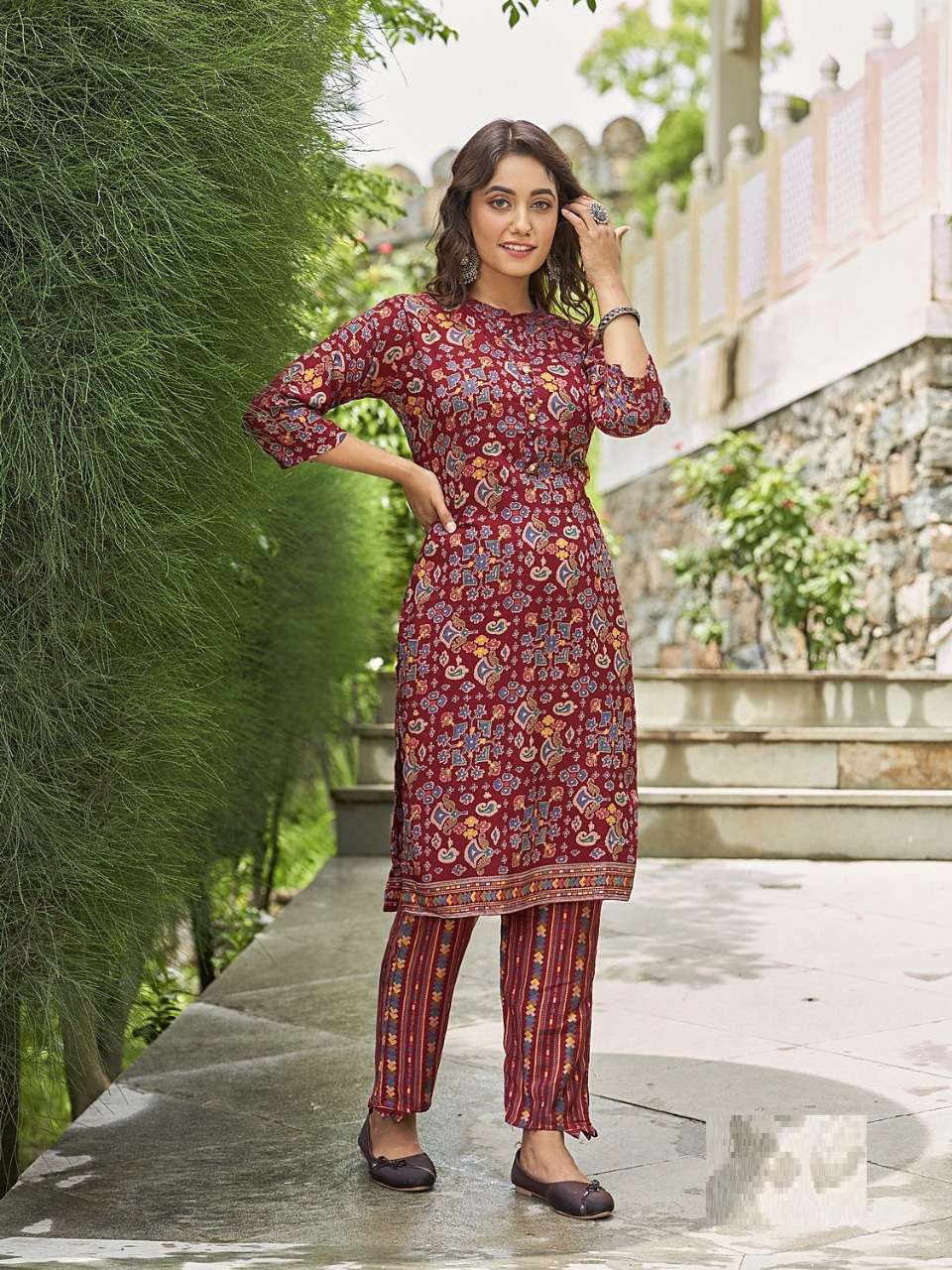 Banwery Rimzim Catalog Heavy Muslin Foil Print Kurti With Bottom Wholesale