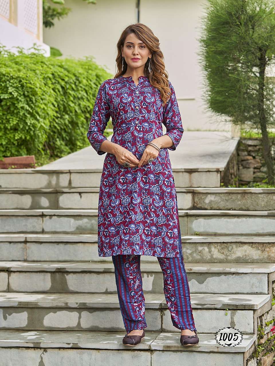 Banwery Rimzim Catalog Heavy Muslin Foil Print Kurti With Bottom Wholesale