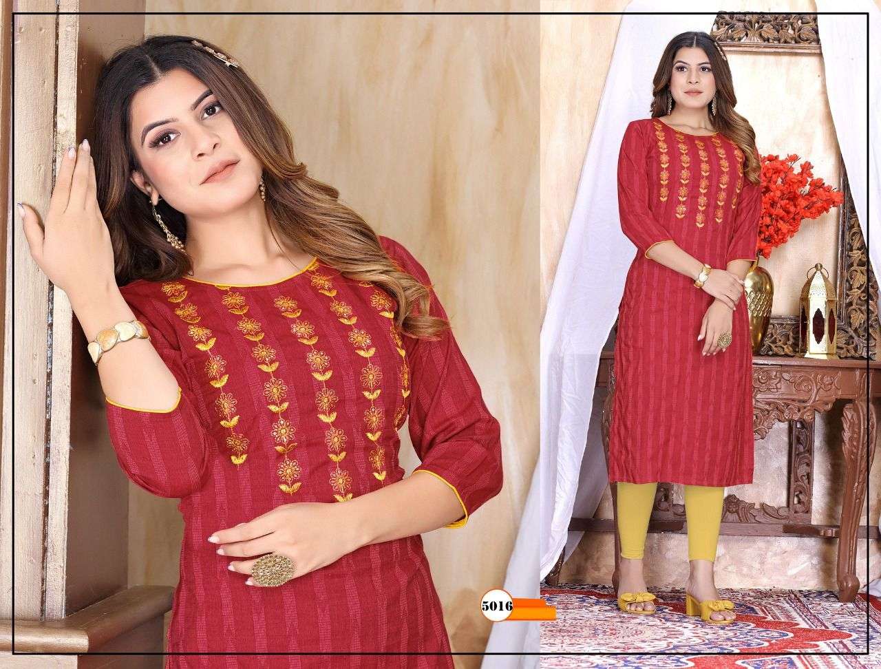 Beauty Queen Love Vol 1 Catalog Designer Straight Kurtis For Women
