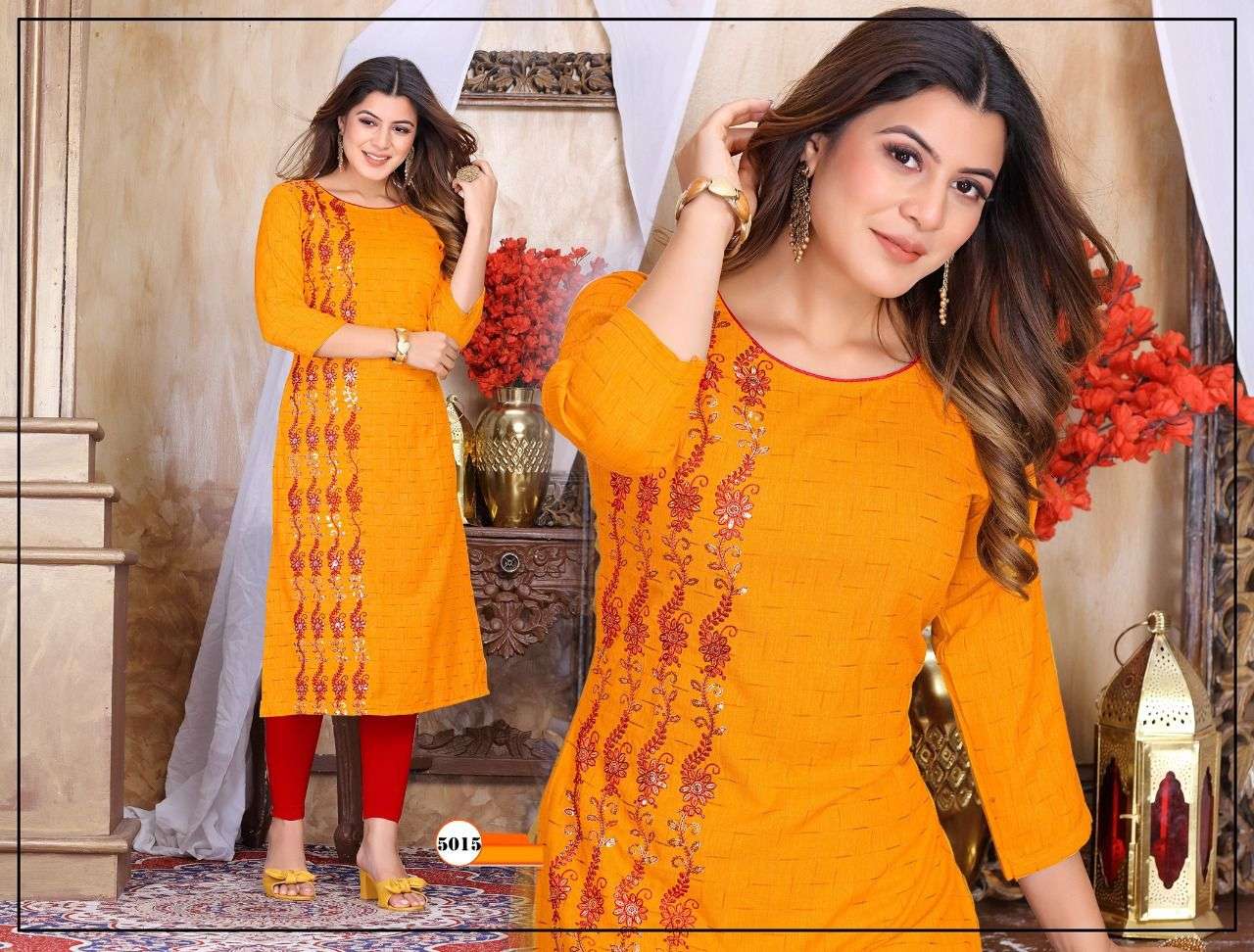 Beauty Queen Love Vol 1 Catalog Designer Straight Kurtis For Women