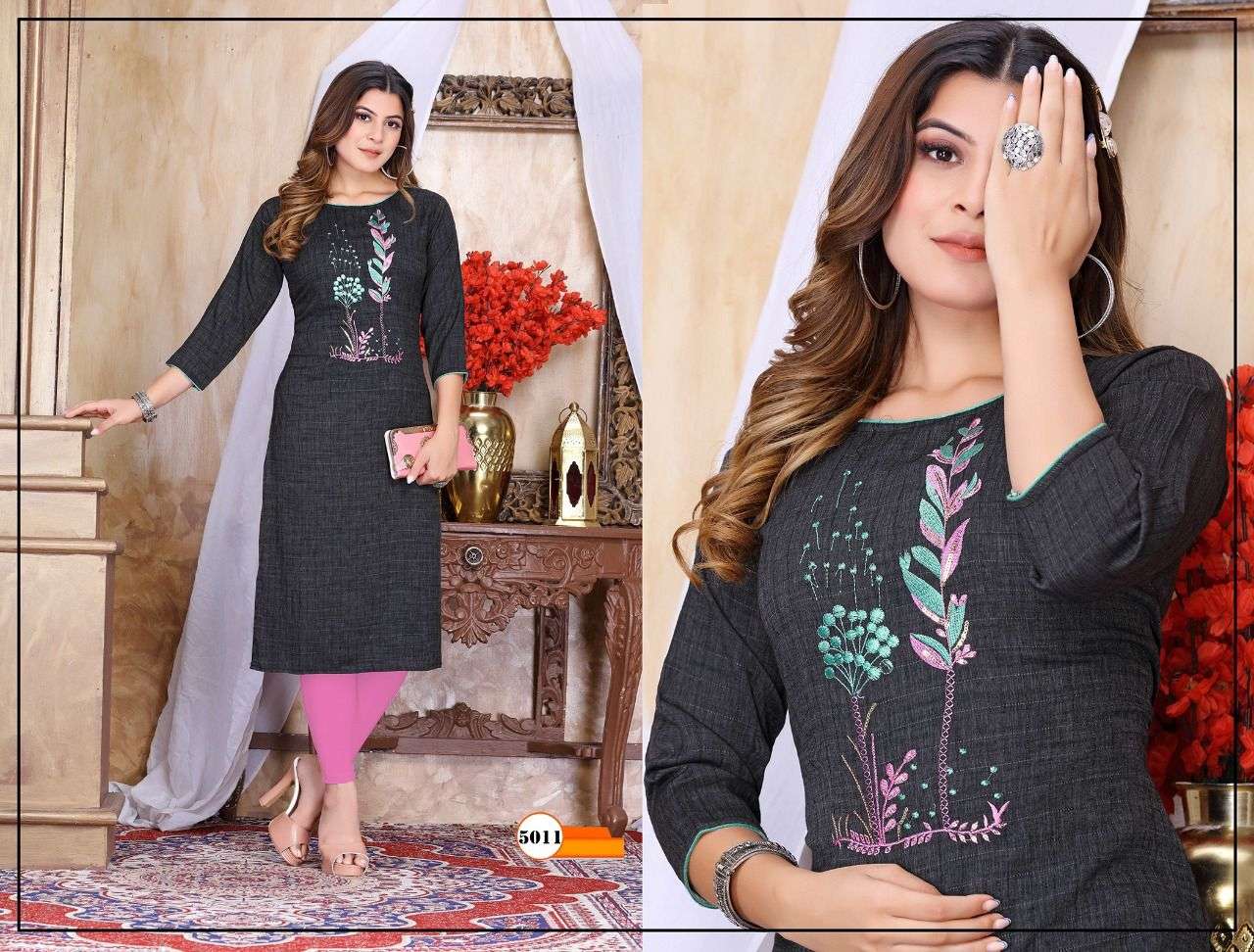 Beauty Queen Love Vol 1 Catalog Designer Straight Kurtis For Women
