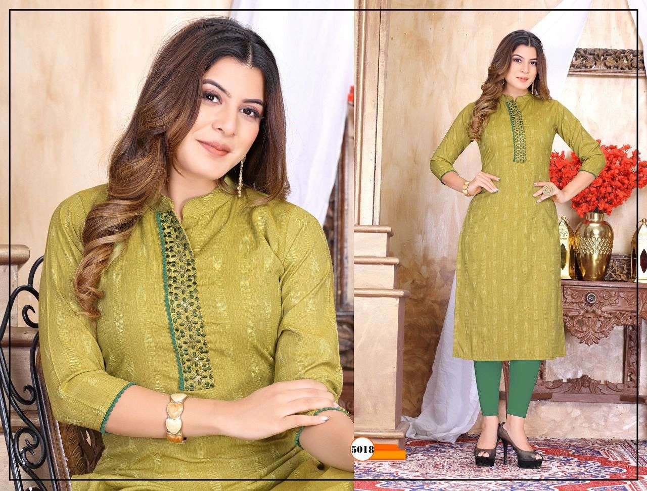 Beauty Queen Love Vol 1 Catalog Designer Straight Kurtis For Women